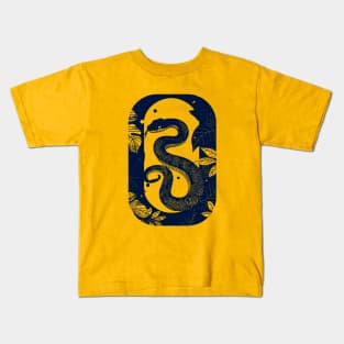 Serpent and leaves Kids T-Shirt